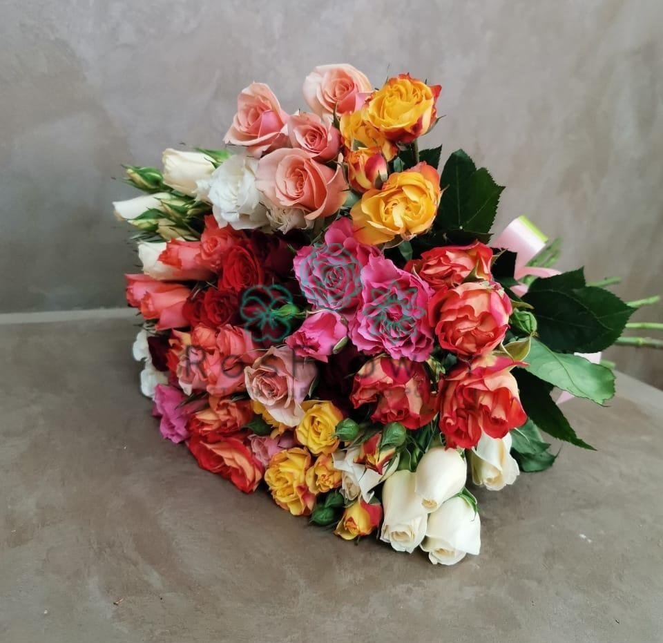 Букет цветов из: Розы в Семеновке