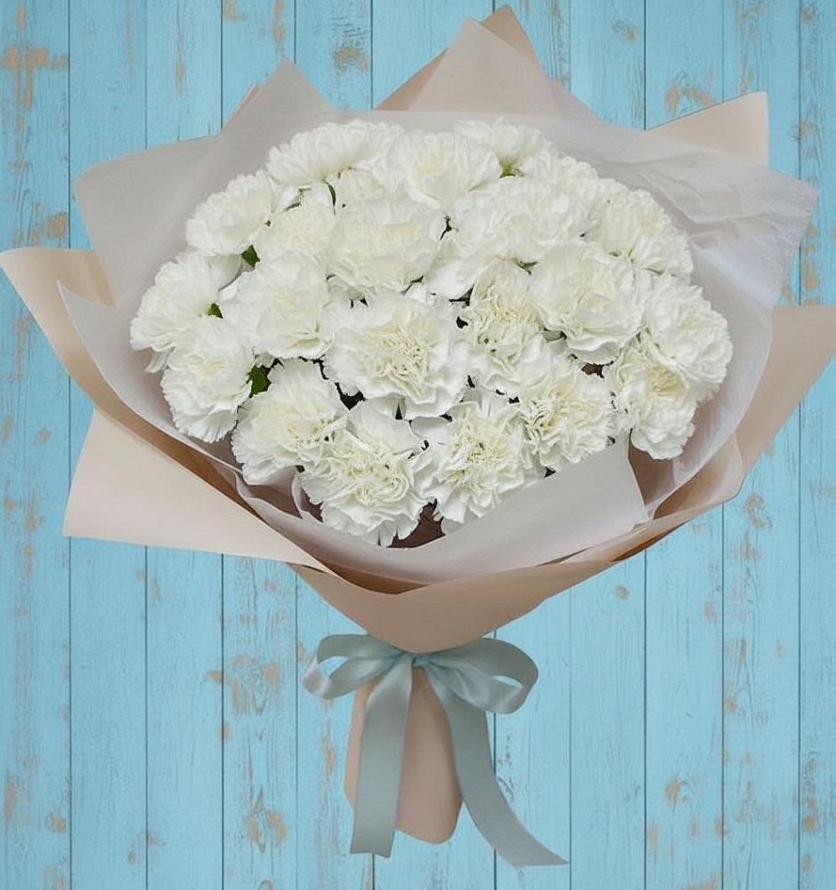 Букет цветов из: Гвоздики в Семеновке