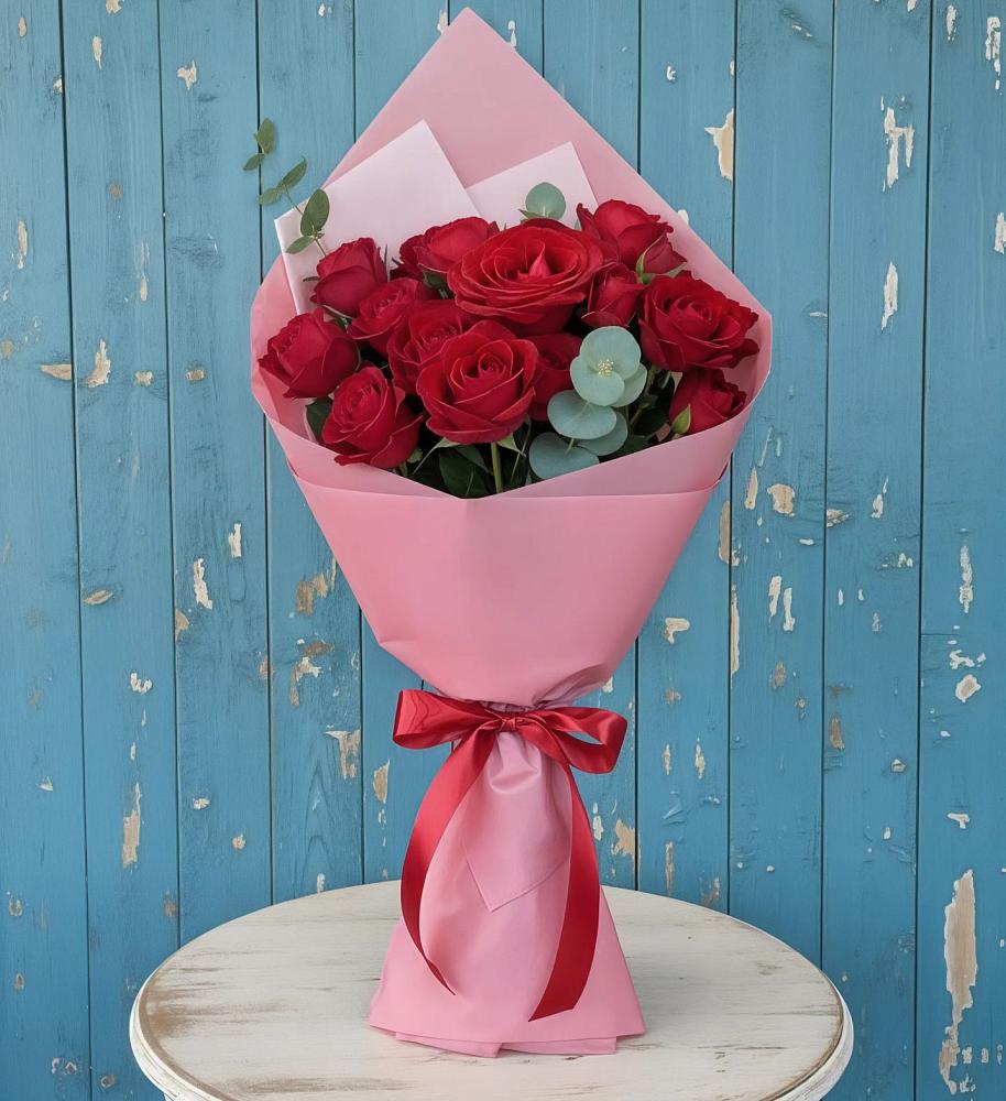 Букет цветов из: Розы в Семеновке