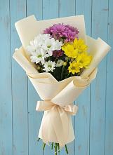 Букет цветов из:  Хризантемы #REPLACE_PRED# Семеновке