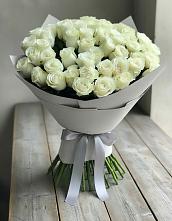 Букет 35 Белых роз в Семеновке