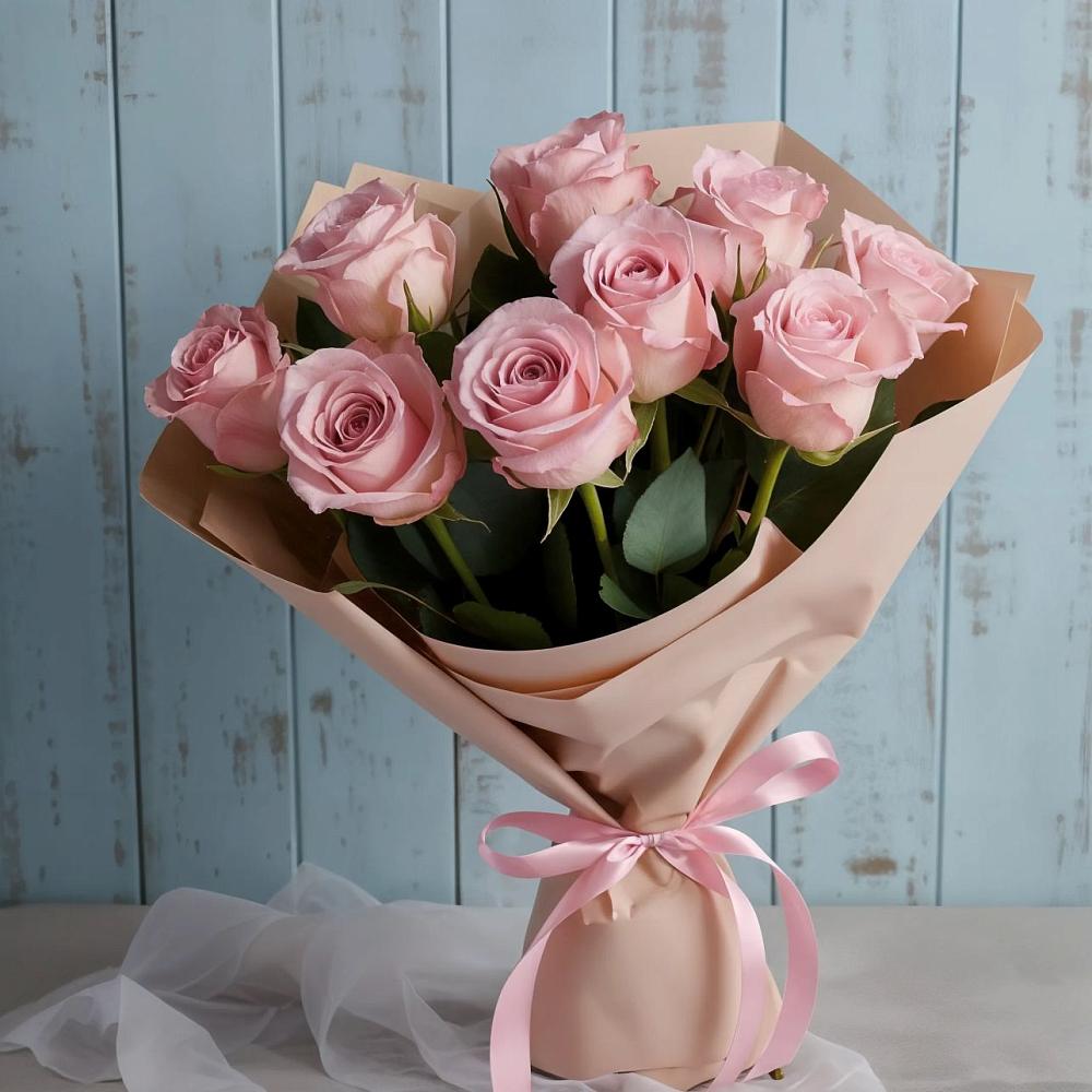 Букет цветов из: Розы в Семеновке