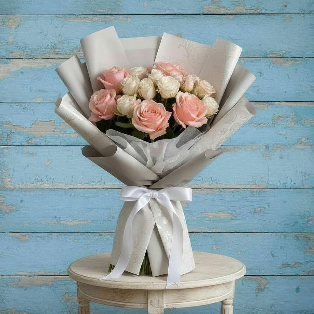 Букет цветов из: Розы в Семеновке