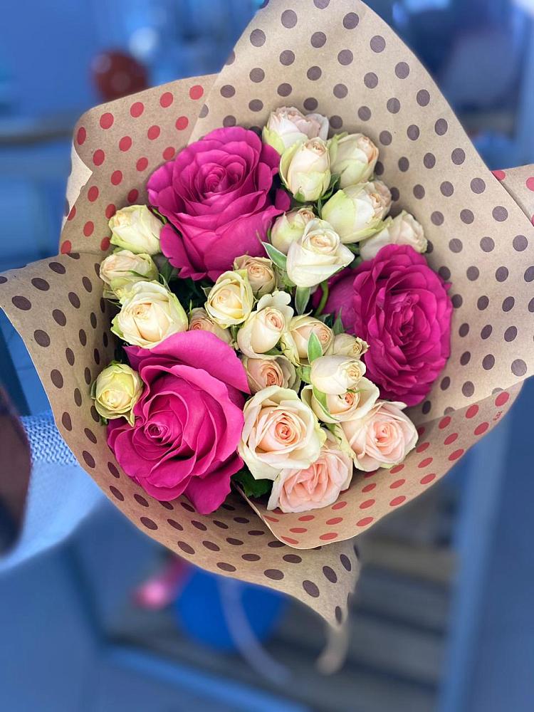 Букет цветов из: Розы в Семеновке