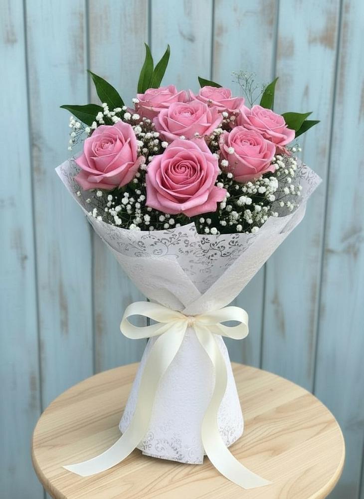 Букет цветов из: Розы в Семеновке
