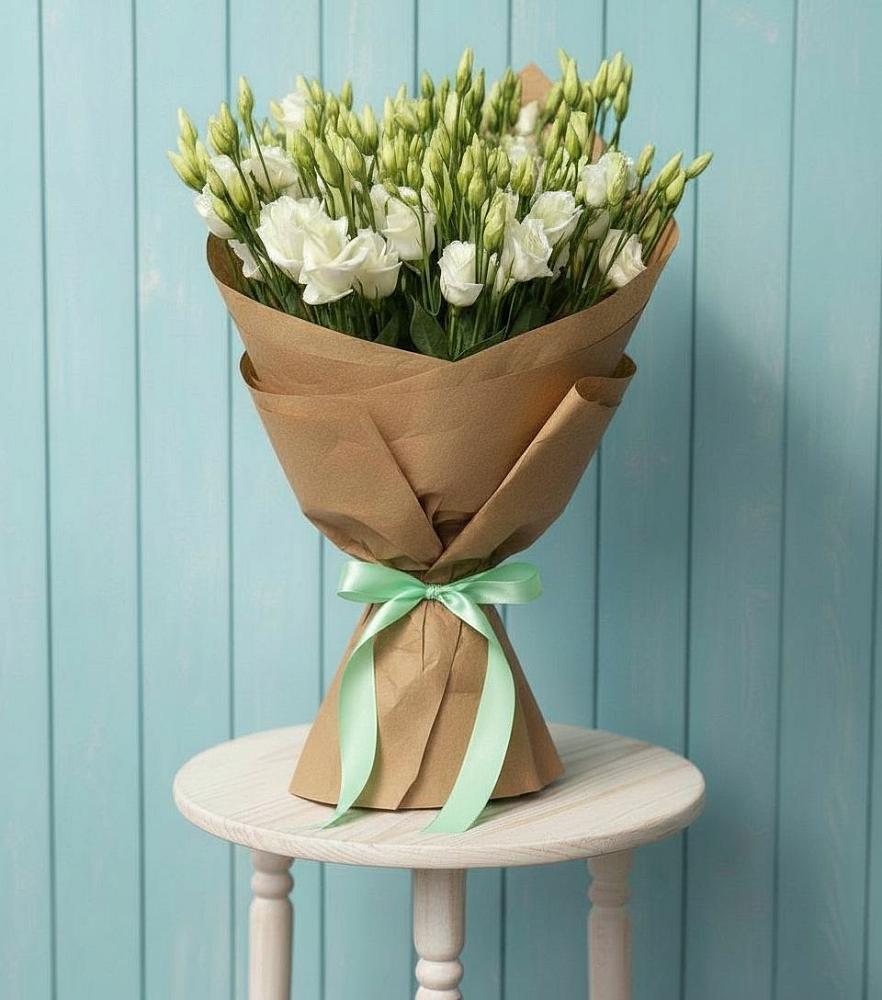 Букет цветов из: Лизиантусы в Семеновке