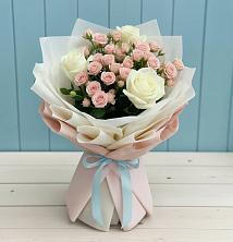 Букет цветов из:  Розы в Семеновке