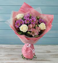 Букет цветов из:  Герберы в Семеновке