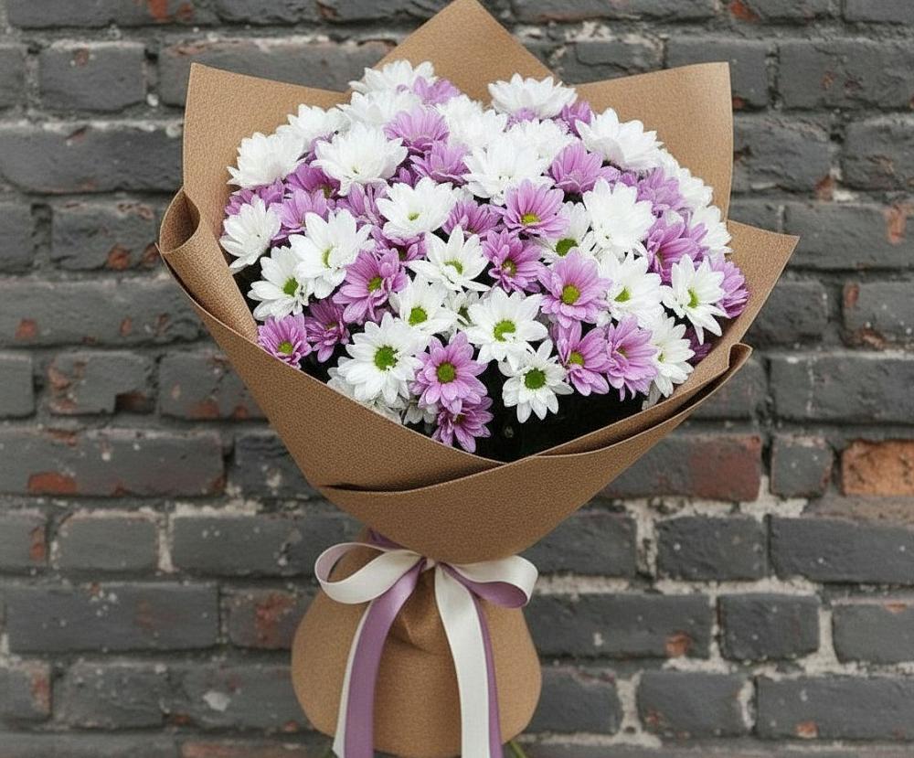 Букет цветов из: Хризантемы в Семеновке