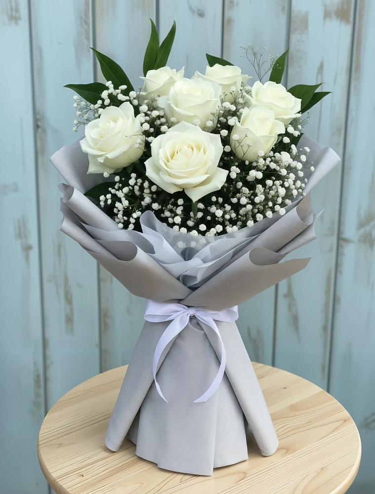 Букет цветов из: Розы в Семеновке