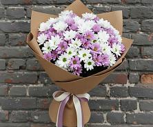 Букет цветов из:  Хризантемы #REPLACE_PRED# Семеновке