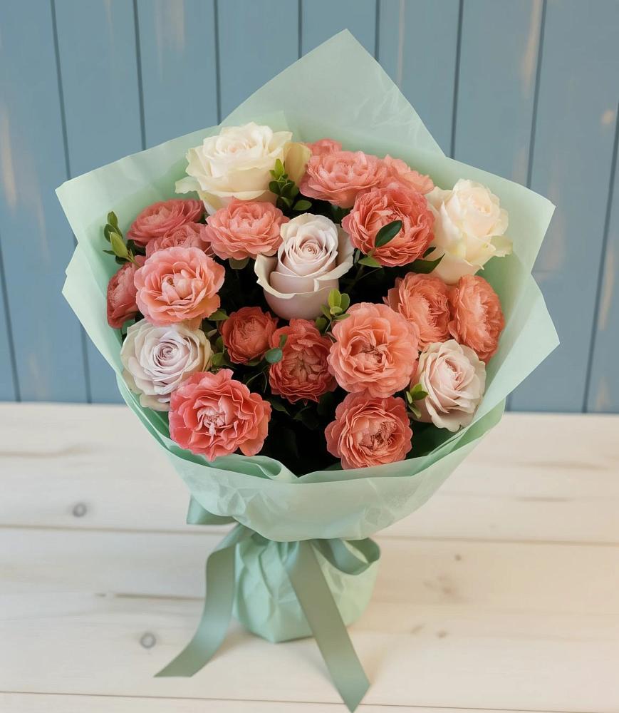 Букет цветов из: Розы в Семеновке
