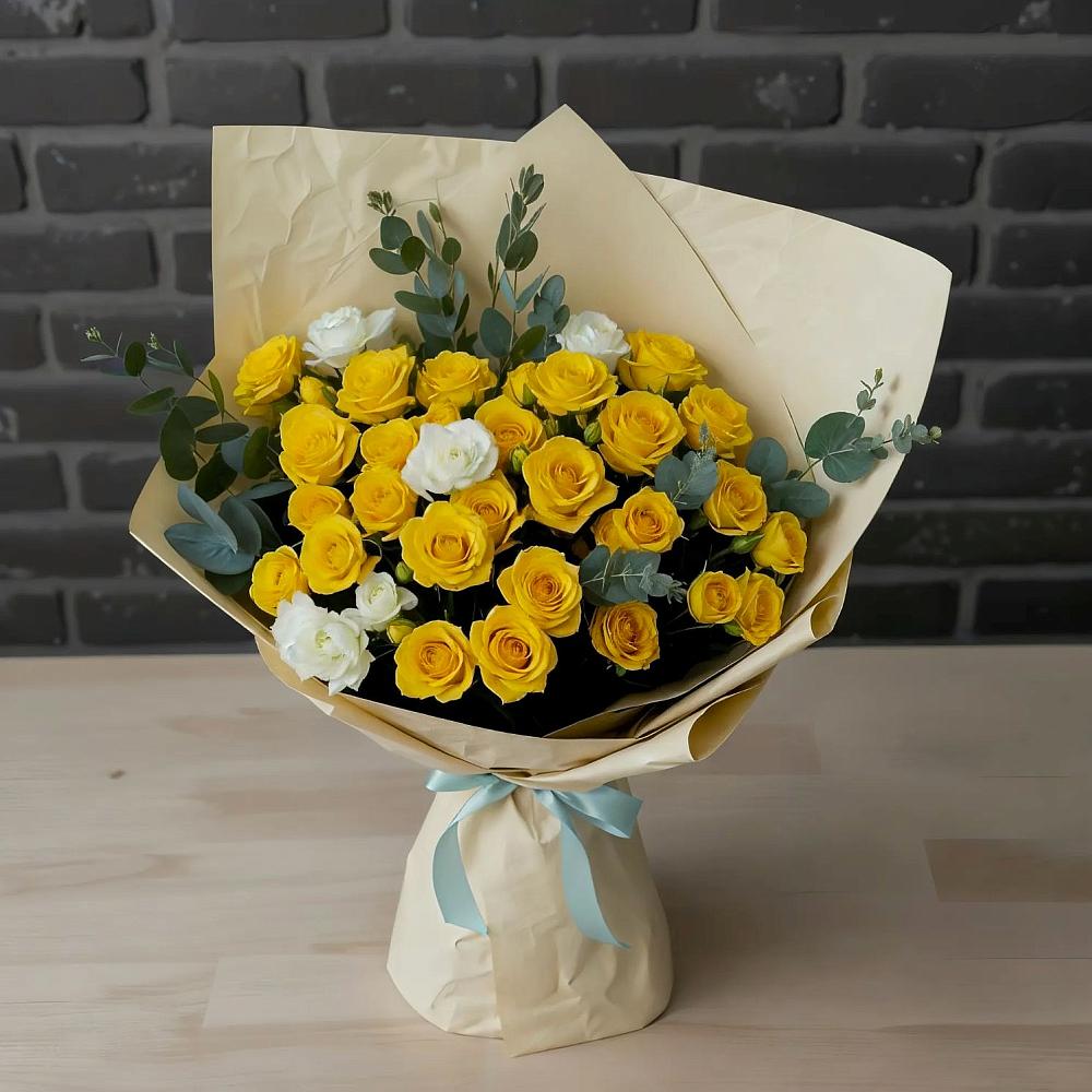 Букет цветов из: Розы в Семеновке