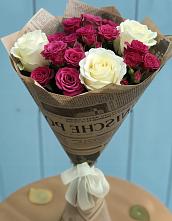 Букет цветов из:  Розы в Семеновке