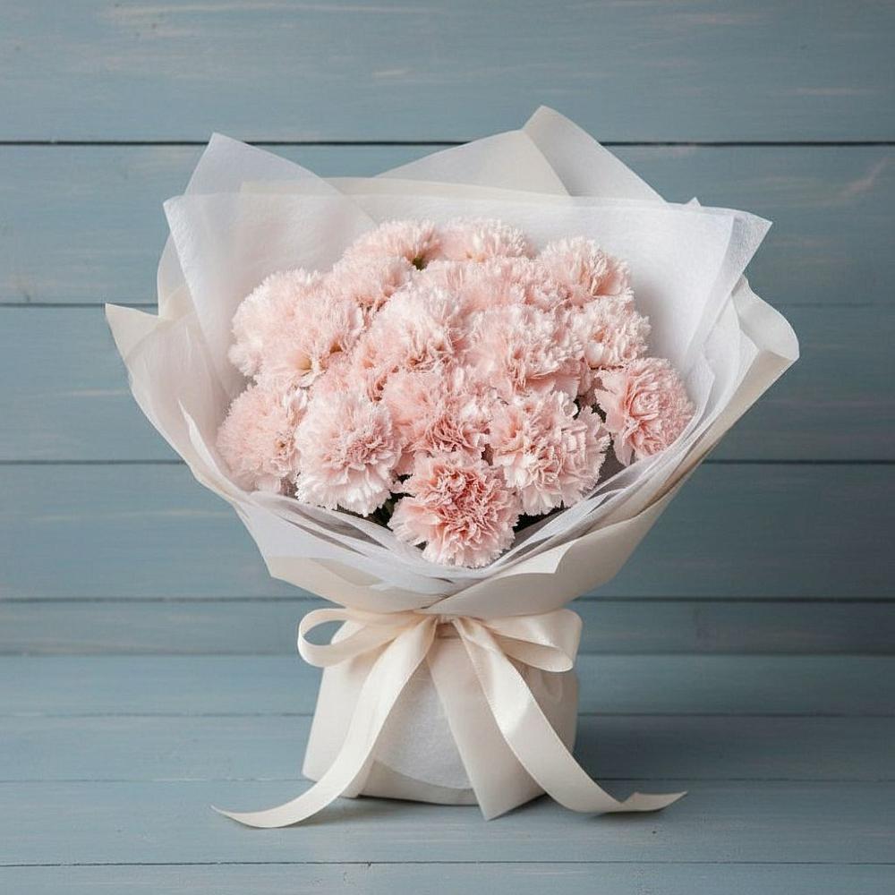 Букет цветов из: Гвоздики в Семеновке